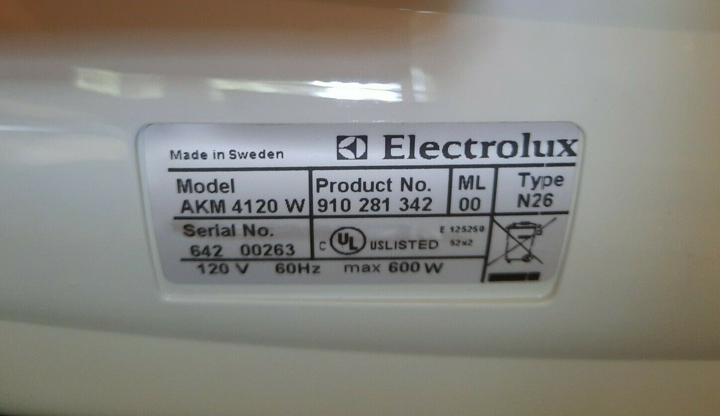 How to find the year of manufacture for an Electrolux Assistent? The